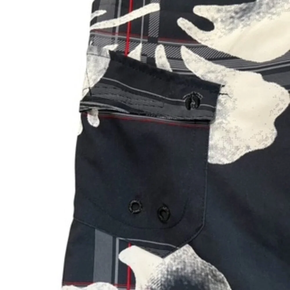 Hang Ten Swim Trunks Mens Large Board‎ Shorts Waist 34